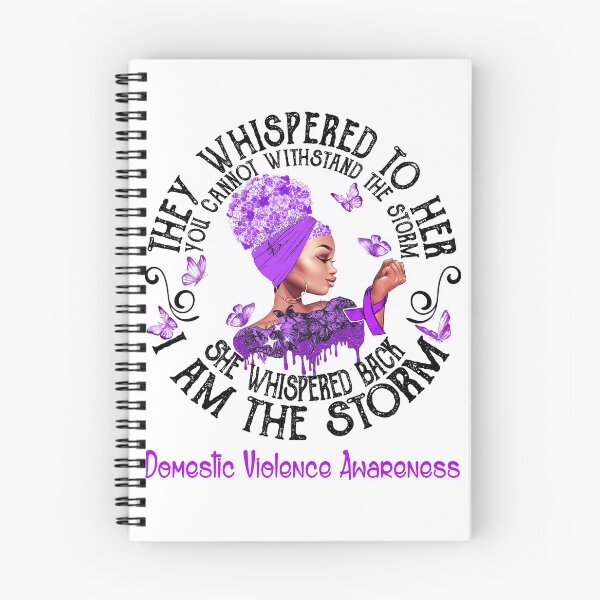 Item preview, Black Girl I Am The Storm Domestic Violence Awareness designed and sold by Mnrshirley.