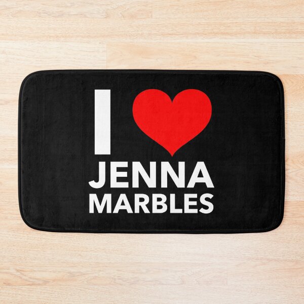 Item preview, i heart jenna marbles (white) designed and sold by brenda-lee.