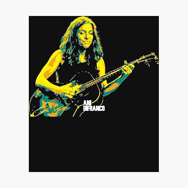 Item preview, Ani DiFranco. Angela Maria. American singer-songwriter v2 Classic  designed and sold by SANDROLF.