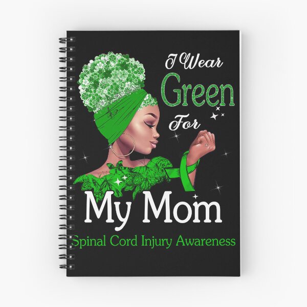 Item preview, Spinal Cord Injury Awareness Black Girl I Wear Green For My Mom designed and sold by tenjun16.