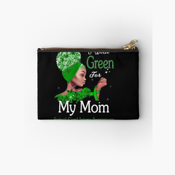 Item preview, Spinal Cord Injury Awareness Black Girl I Wear Green For My Mom designed and sold by tenjun16.