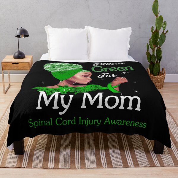 Item preview, Spinal Cord Injury Awareness Black Girl I Wear Green For My Mom designed and sold by tenjun16.