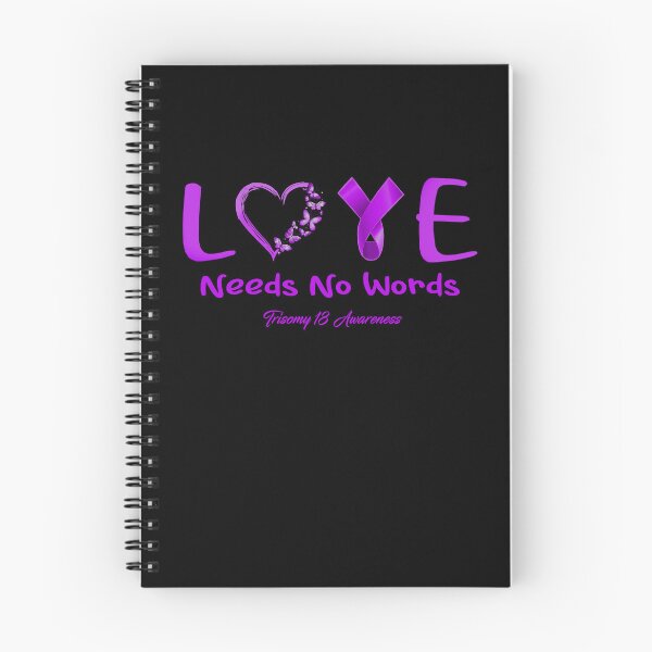 Item preview, Trisomy 18 Awareness - Love Needs No Words - Support Trisomy 18 Gifts designed and sold by Aaron309.