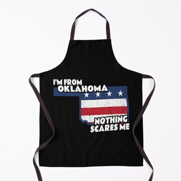 Item preview, Distressed I'm From Oklahoma Home State OK Nothing Scares Me design designed and sold by Merchking1.