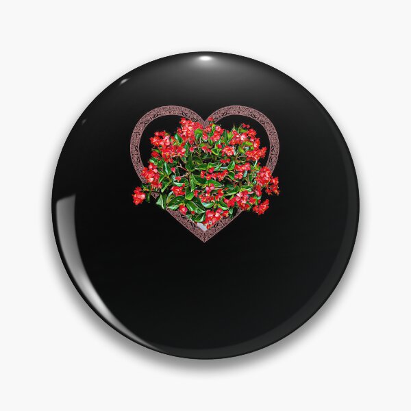 Item preview, Begonia Blooming Inside A Heart designed and sold by reymankxcib.