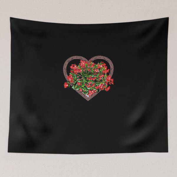 Item preview, Begonia Blooming Inside A Heart designed and sold by reymankxcib.