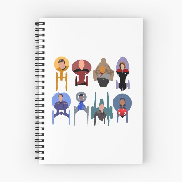 Item preview, Trek ships & captains designed and sold by SaguMdison.