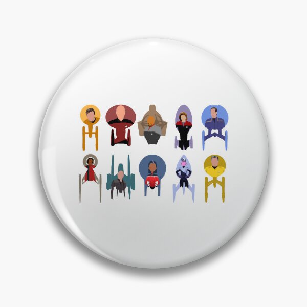 Item preview, Trek ships & captains designed and sold by SaguMdison.