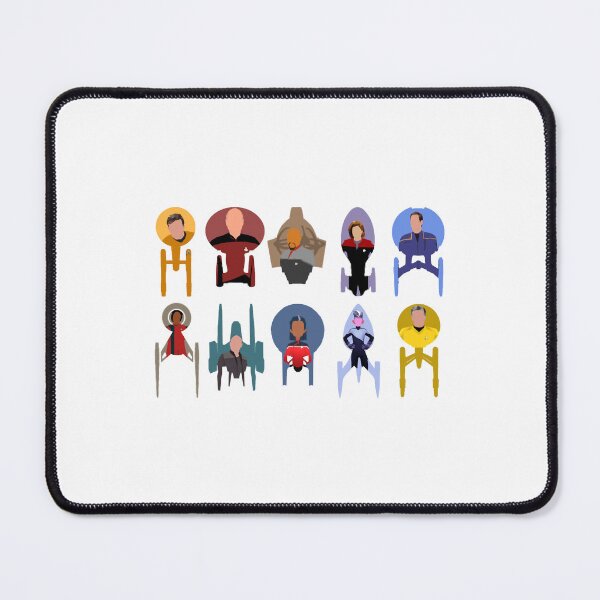 Item preview, Trek ships & captains designed and sold by SaguMdison.
