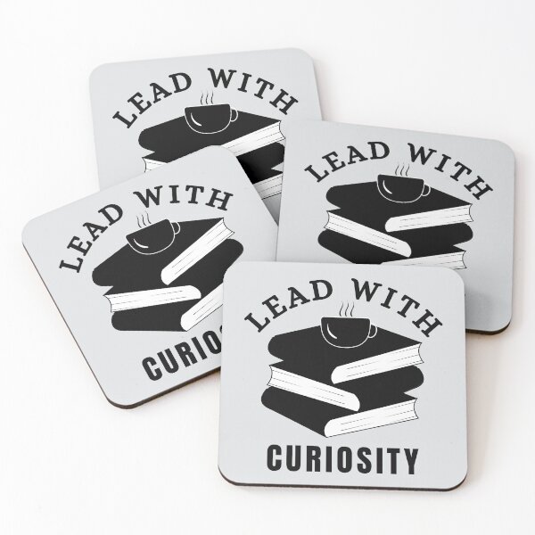 Item preview, Lead With Curiosity | Books And Coffee designed and sold by SpeakLifeHQ.