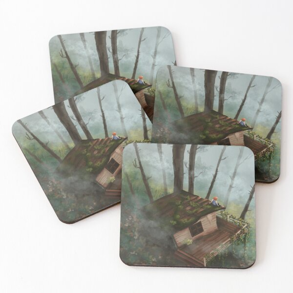 Item preview, Fog in a forest designed and sold by JakoRila.