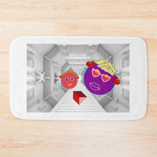 Item preview, Two Kids in Love in the Stripe House with a Red Cheese Wedge onboard Ship designed and sold by SnarkyTeesMugs.