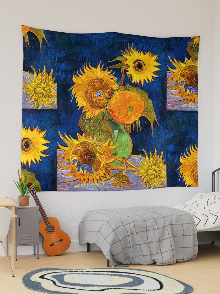 Van gogh sunflowers tapestry sale