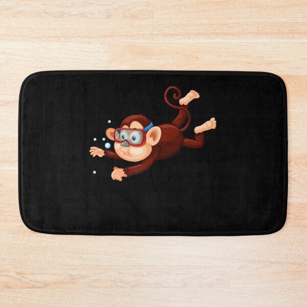 Item preview, Baby monkey goes swimming for the first time designed and sold by LuisARizo.