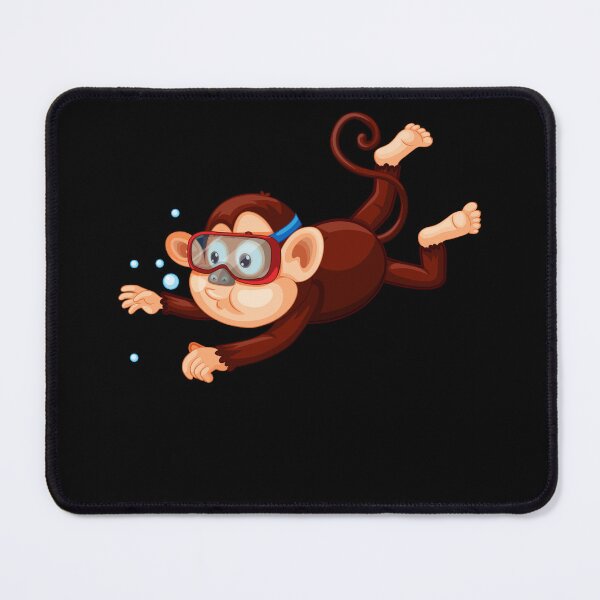 Item preview, Baby monkey goes swimming for the first time designed and sold by LuisARizo.
