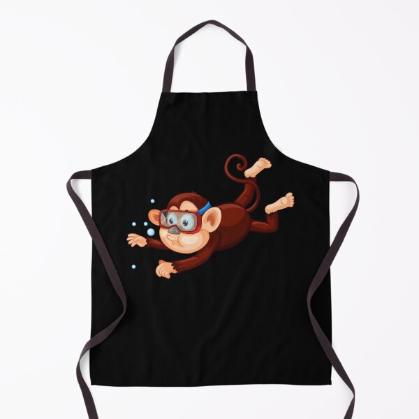 Item preview, Baby monkey goes swimming for the first time designed and sold by LuisARizo.