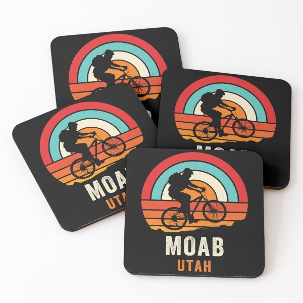Item preview, Moab Utah Mountain Biking Gear Retro Vintage MTB Bicycle Bike Rider designed and sold by retrodesigner14.