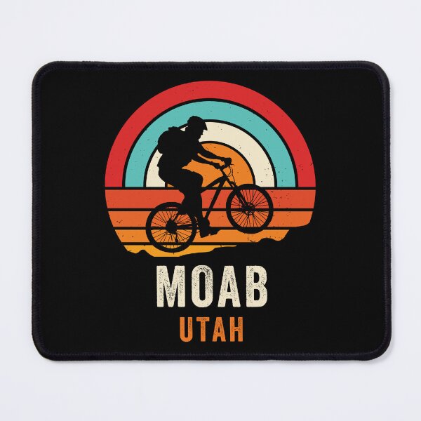 Item preview, Moab Utah Mountain Biking Gear Retro Vintage MTB Bicycle Bike Rider designed and sold by retrodesigner14.