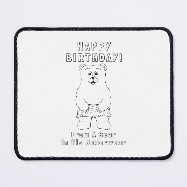 Item preview, Color Your Own Bear in his Underwear! designed and sold by GrandpaH.