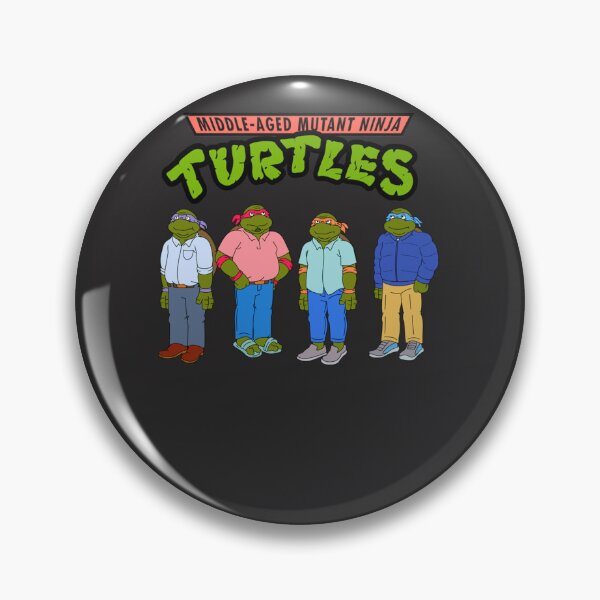 Item preview, Middle-Aged Mutant Ninja Turtles Classic T-Shirt designed and sold by bottomb.