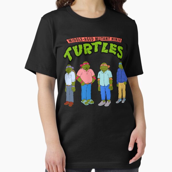 Item preview, Middle-Aged Mutant Ninja Turtles Classic T-Shirt designed and sold by bottomb.