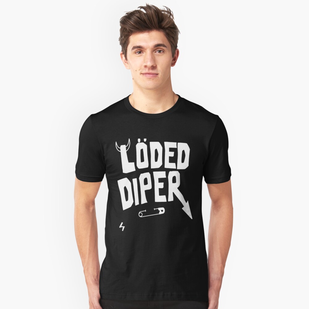 loded diper t shirt uk