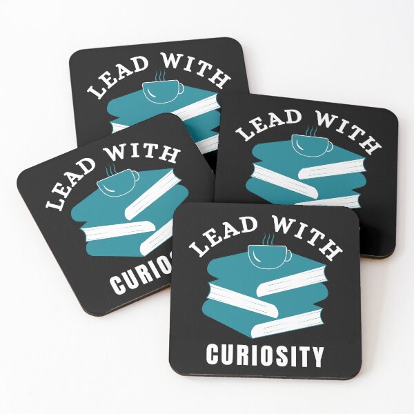 Item preview, Lead With Curiosity | Books And Coffee designed and sold by SpeakLifeHQ.