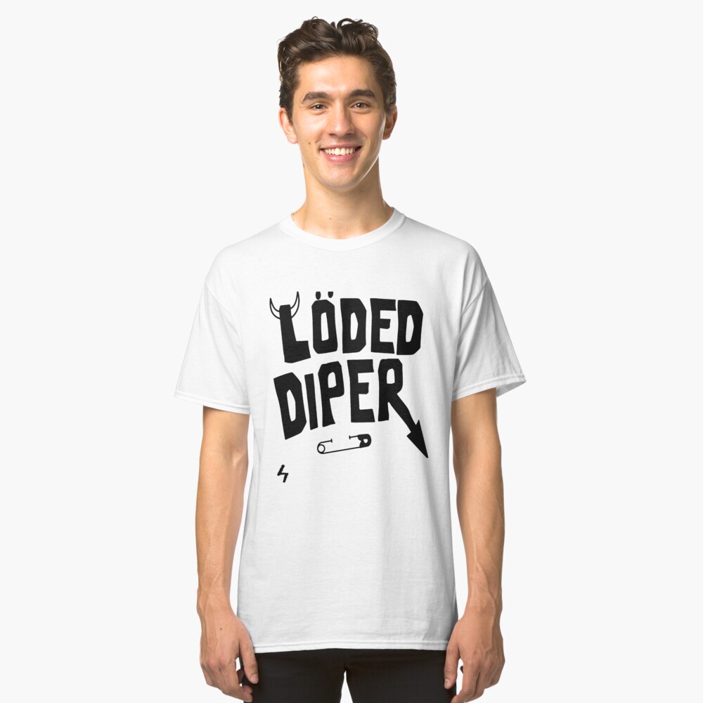 loded diper t shirt uk