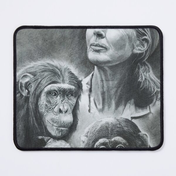 Item preview, WE ARE FAMILY JANE GOODALL BW designed and sold by emilysigerr.