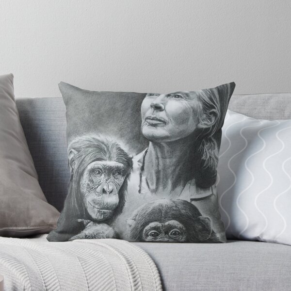 Item preview, WE ARE FAMILY JANE GOODALL BW designed and sold by emilysigerr.