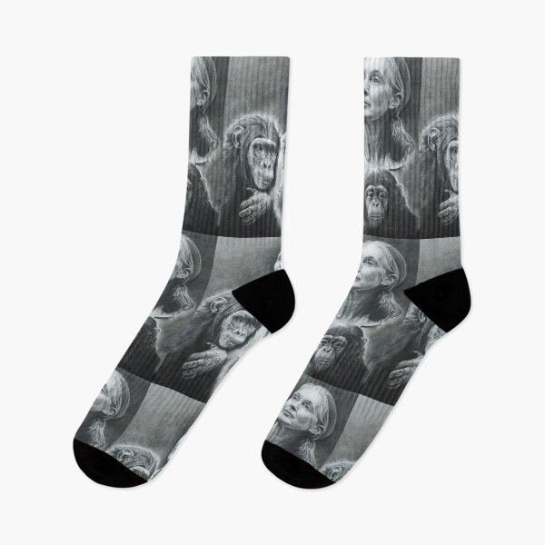 Item preview, WE ARE FAMILY JANE GOODALL BW designed and sold by emilysigerr.