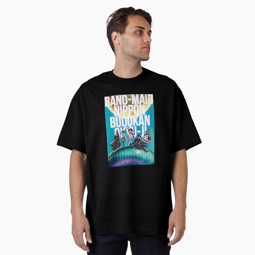 BAND-MAID Budokan 2021 Tシャツ XL BAND-MAID bandmaid Fan club only T-shirt Size XL Pink Black