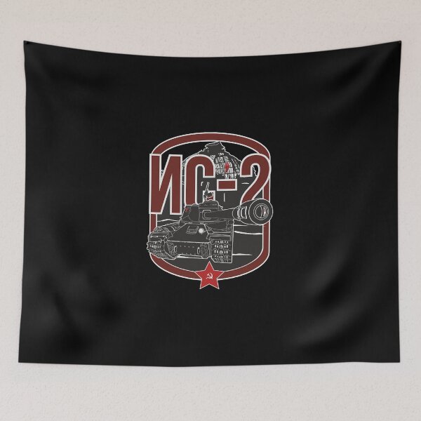Item preview, Heavy Soviet tank is-2 on the background of the Reichstag  designed and sold by Darlene5973911.