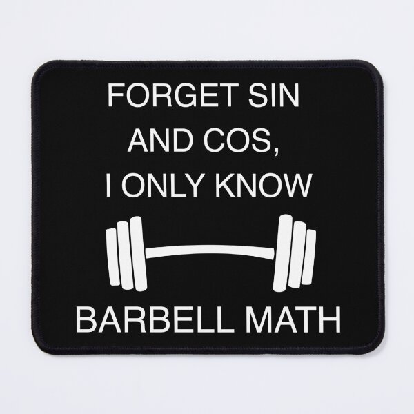 Item preview, Barbell Math designed and sold by HelloItsNoel.