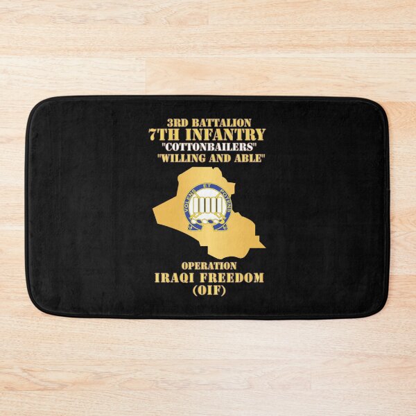 Item preview, 1st Bn, 7th Infantry - Willing and Able wo DS X 300 designed and sold by Military Insignia Products.