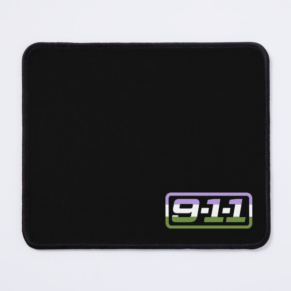 Item preview, 9-1-1 on ABC logo (Genderqueer Pride Themed) designed and sold by Sunny's Delights.