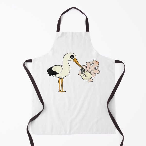 Item preview, Stork Carrying Baby Cute Newborn Babies Infant designed and sold by elaniastu.