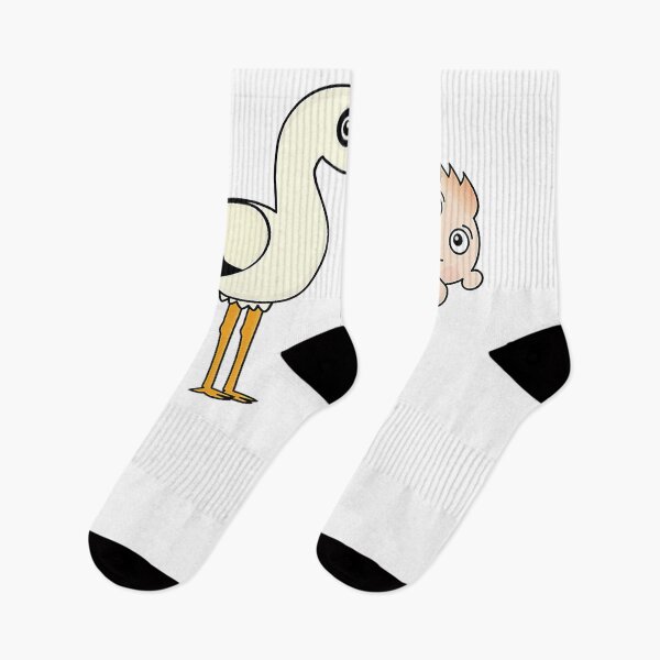 Item preview, Stork Carrying Baby  Cute Newborn Babies Infant  designed and sold by elaniastu.