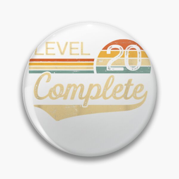 Item preview, Level 20 Complete - 20 year Wedding Anniversary Gift Him Her  designed and sold by KimberlyAnne32.