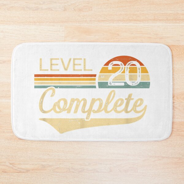 Item preview, Level 20 Complete - 20 year Wedding Anniversary Gift Him Her  designed and sold by KimberlyAnne32.