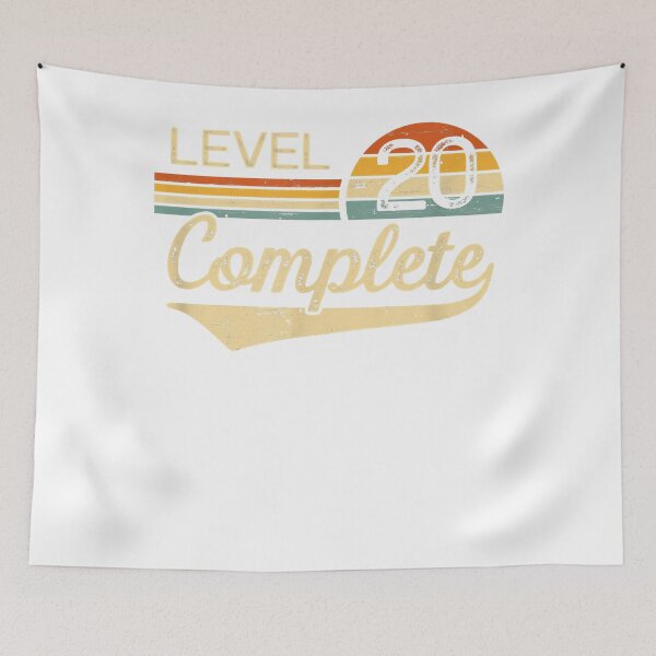 Item preview, Level 20 Complete - 20 year Wedding Anniversary Gift Him Her  designed and sold by KimberlyAnne32.