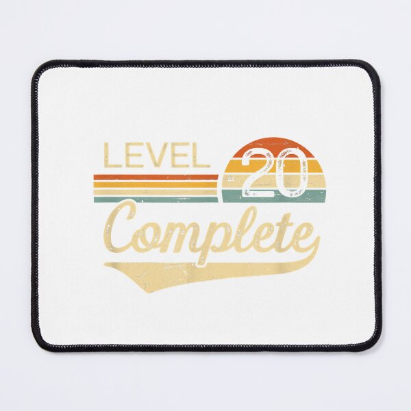 Item preview, Level 20 Complete - 20 year Wedding Anniversary Gift Him Her  designed and sold by KimberlyAnne32.