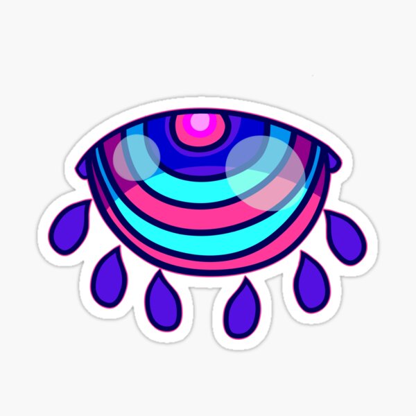 Psychedelic Eye Sticker