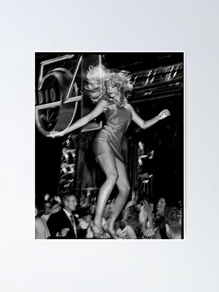 Thumbnail 1 of 3, Poster, Studio 52 black white designed and sold by emilysigerr.