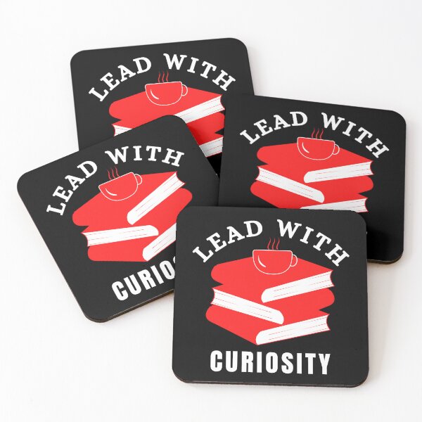 Item preview, Lead With Curiosity | Books And Coffee designed and sold by SpeakLifeHQ.