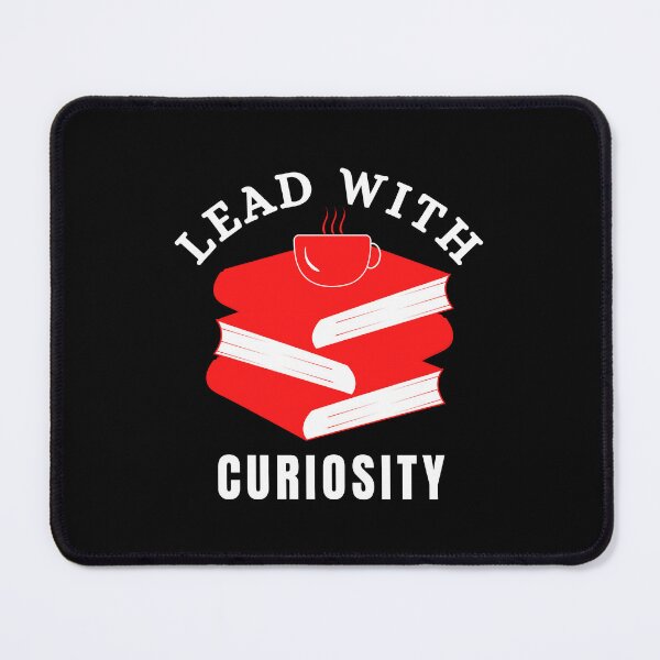 Item preview, Lead With Curiosity | Books And Coffee designed and sold by SpeakLifeHQ.