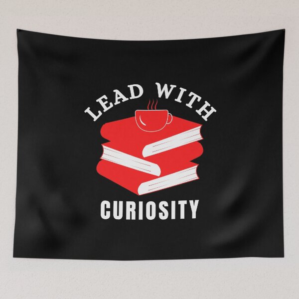 Item preview, Lead With Curiosity | Books And Coffee designed and sold by SpeakLifeHQ.
