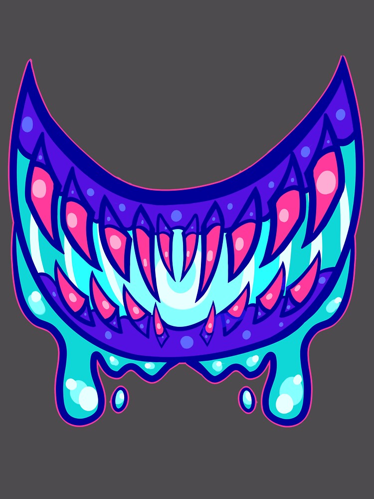 Thumbnail 6 von 6, Premium Oversized Pullover, Monster Mund designt und verkauft von rubybeam.