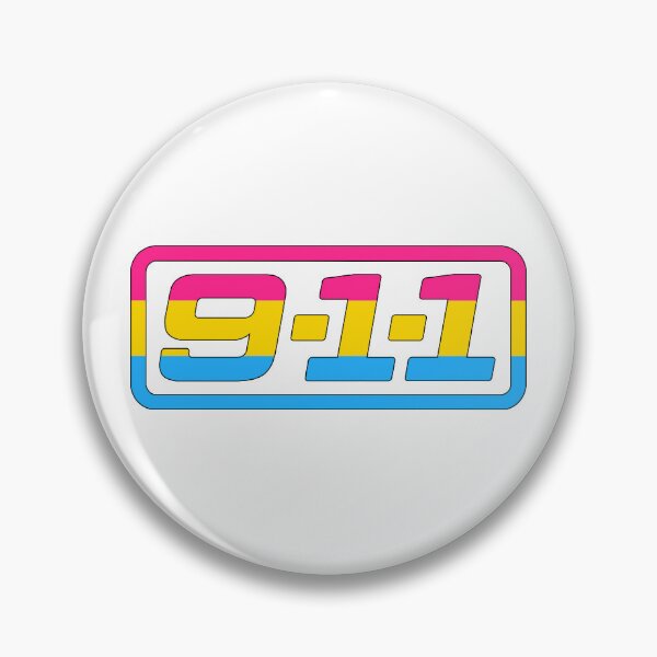 Item preview, 9-1-1 on ABC logo (Pansexual Pride Themed) designed and sold by Sunny's Delights.