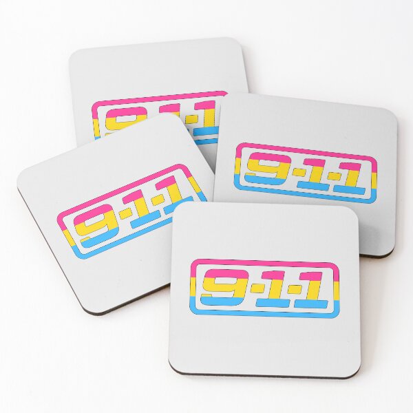 Item preview, 9-1-1 on ABC logo (Pansexual Pride Themed) designed and sold by Sunny's Delights.